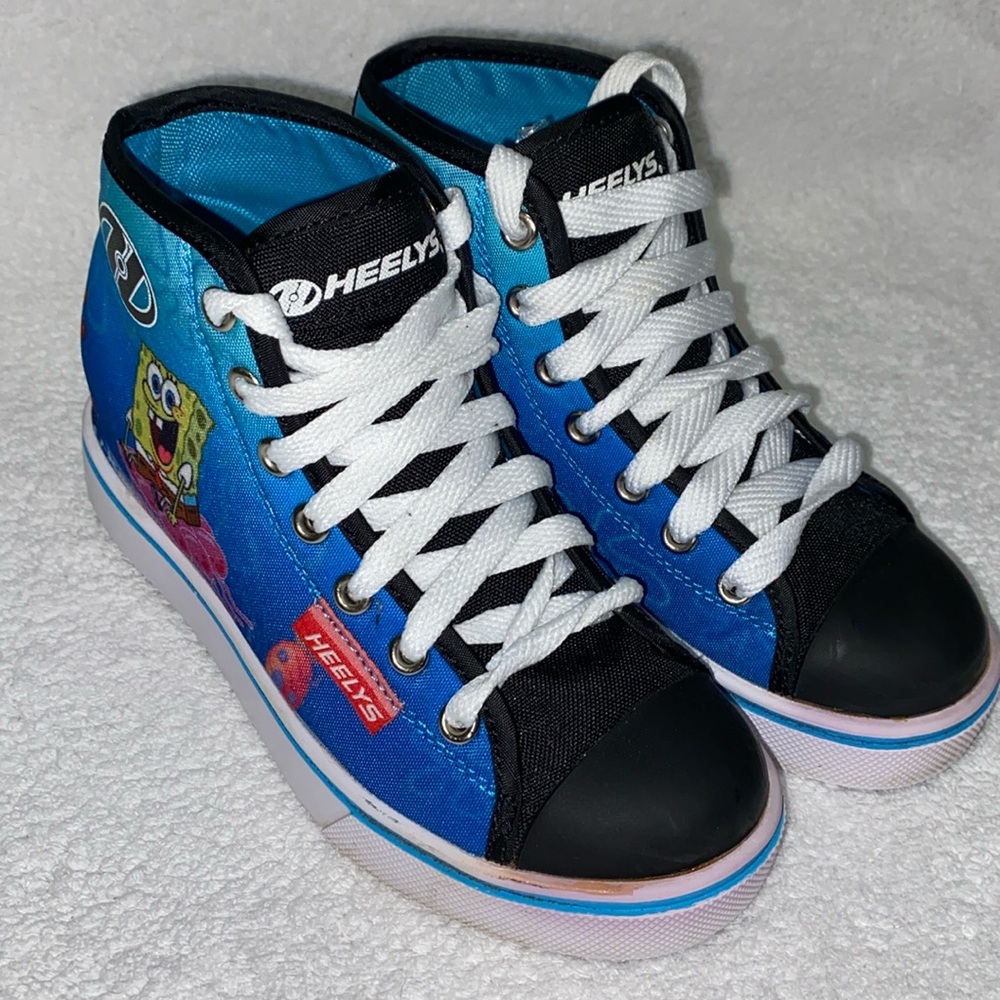 Heelys Hustle SpongeBob hes10362 Nickelodeon roller skate sneakers size 1